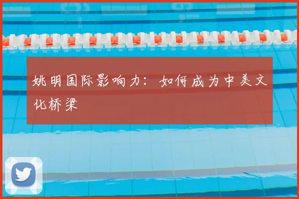 姚明国际影响力：如何成为中美文化桥梁